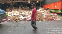 Kondisi sampah di Pasar Induk Kramat Jati sudah normal (22/3/2024). ( Foto: lm)
